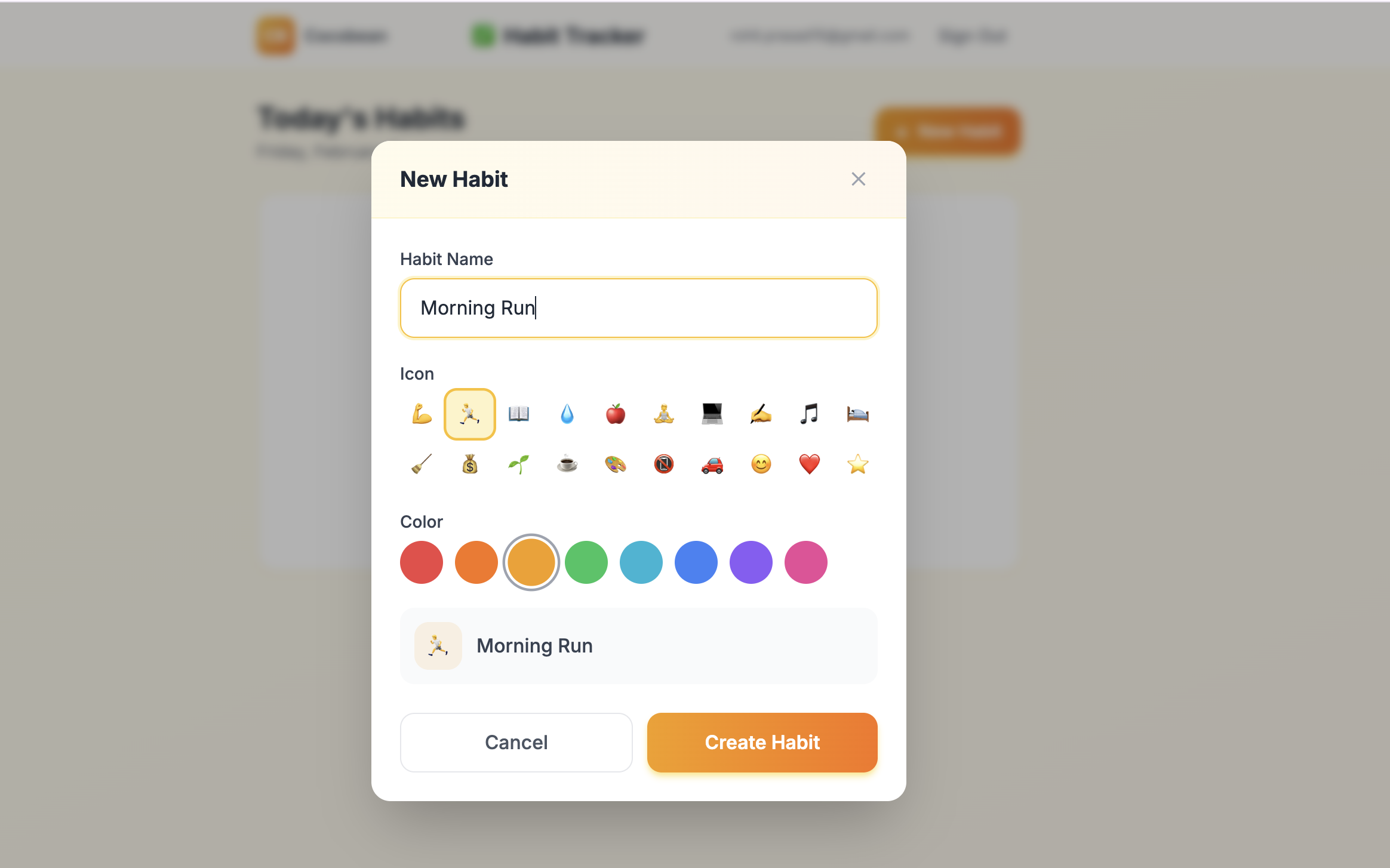 Habit Tracker screenshot