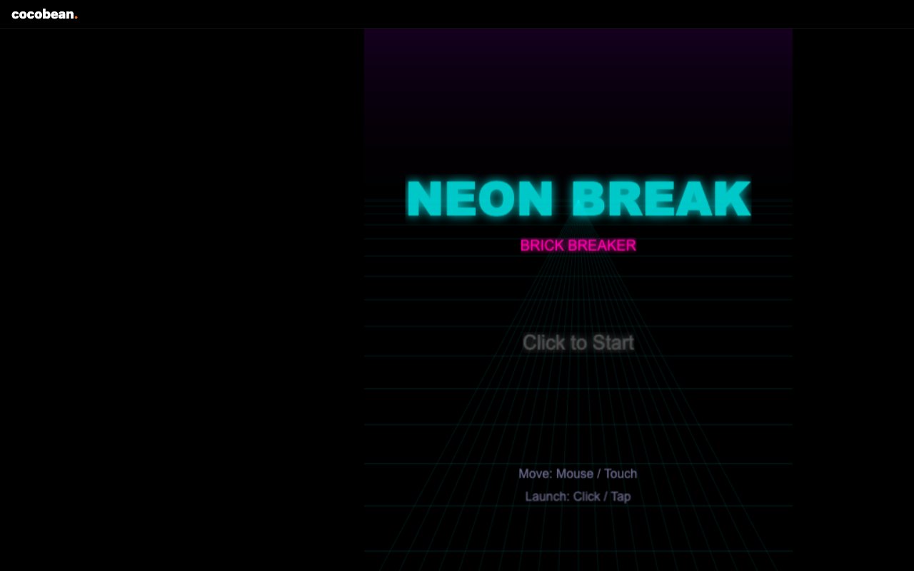 Neon Breakout screenshot