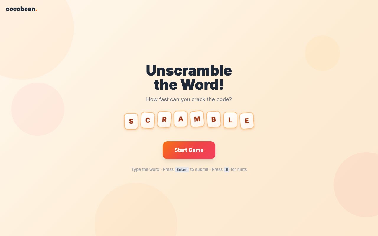 Word Scramble screenshot